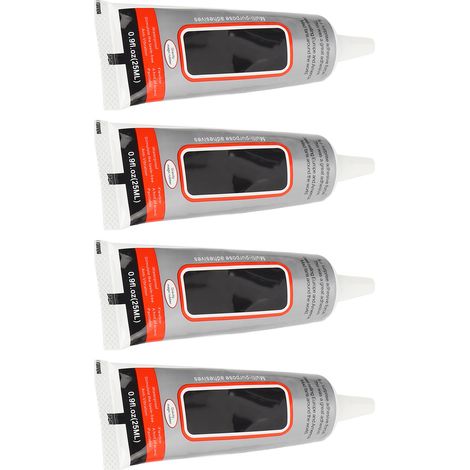 Colle de réparation pour écran tactile de téléphone, anti-déformation, adhésif souple et visqueux, outils de collage faits main (25 ml B7000, paquet de 4 pièces) (1/5)