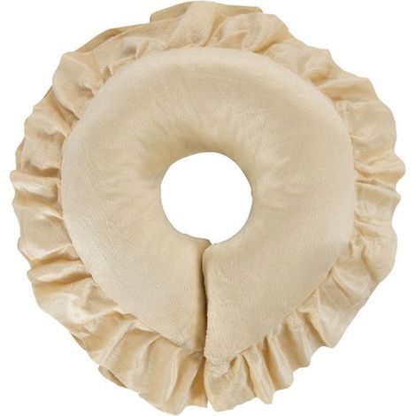 AUCUNE Oreiller cervical en forme de U Oreiller de cou en forme de U, Protection de la colonne vertébrale, parfum anti-ride Beige (1/5)