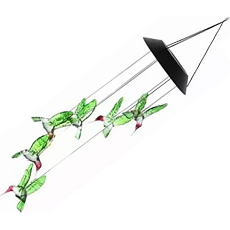 Carillon solaire lumineux IP65 à LED pour jardin ou terrasse.