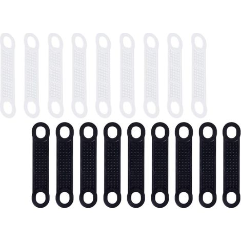 Toyvian Lot de 50 bandes antidérapantes en silicone pour cintres à (1/5)