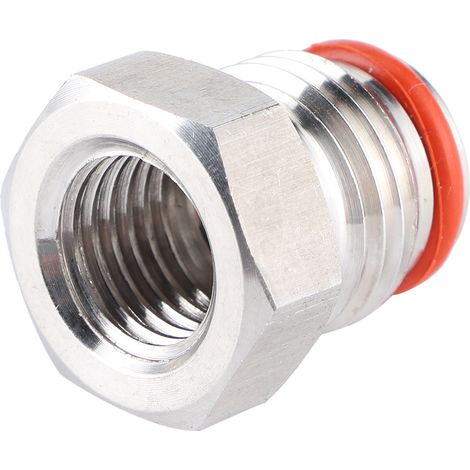 Adaptateur de connecteur 1/4 po FFL x 19/32 po-18 UNF pour pièces de fûts de bière artisanale et accessoires d'embouteillage (1/5)