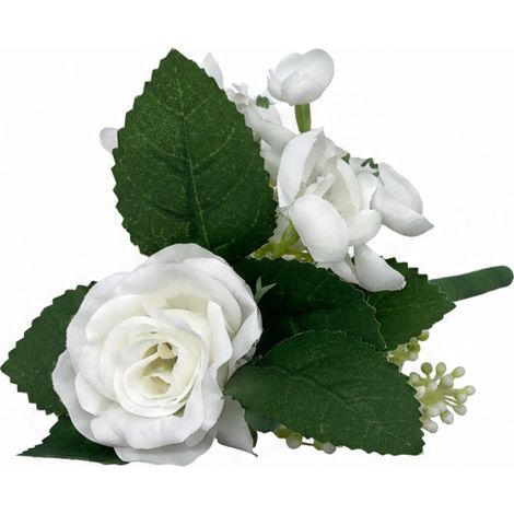 Arpimex Pick Rosa Ortensia Bianco Plastica Fiore 3,6 cm (1/3)