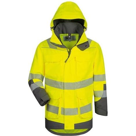 Parka haute visibilité Arwid jaune/gris taille XL (1/4)