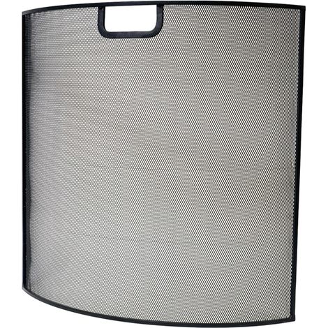 Fire Screen - Iron - L13 x W61 x H61 cm - Black