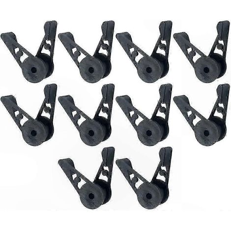 Lot de 30 supports de plantes réglables noir - attaches et tuteurs flexibles pour jardinage, pinces de maintien de branches (1/5)