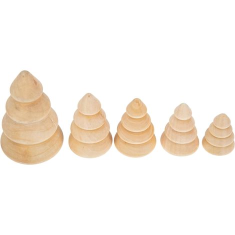 10pièces Décorations De Sapin De Noël Bois Adornement Festif Pour Créer Une Atmosphère Joyeuse Et Conviviale (1/5)