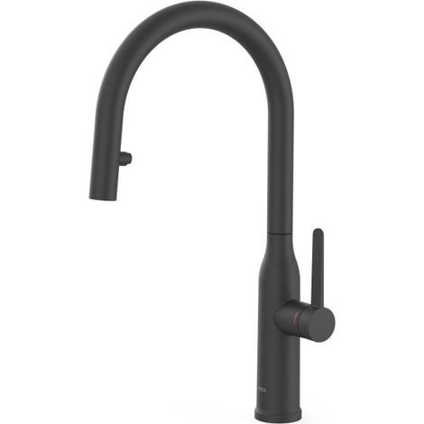 Mitigeur cuisine à bec amovible et 2 types de jet BLACKMAT (noir mat) - TRES 23043802NM