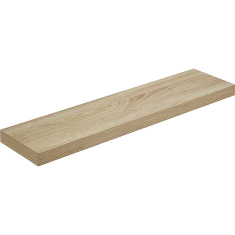 Estantería de pared Valora 80 cm – Roble Sonoma, diseño flotante