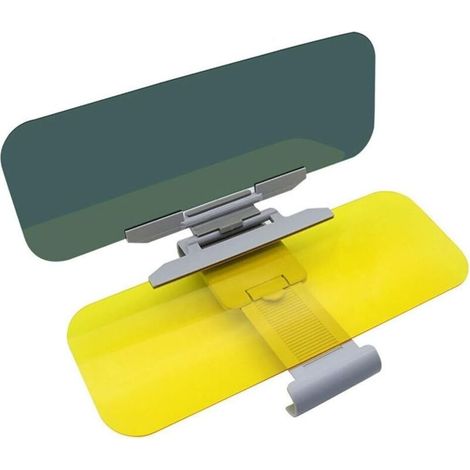 Extension de pare-soleil de voiture, protection des yeux de jour et de nuit, pare-soleil anti-UV anti-éblouissement, extension PC à encliqueter pour pare-brise (taille: 32  12CM) 1pc (1/5)