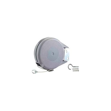 12m Corde à linge rétractable de pour l'extérieur cordon rétractable en PVC corde à linge rétractable fixée au mur pour la fixation (1/5)