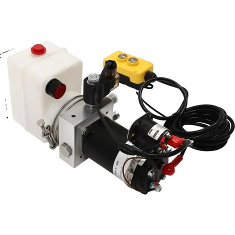 Pompe hydraulique électrique, moteur puissant de 800W, système de télécommande, UE, 12V (1/2)