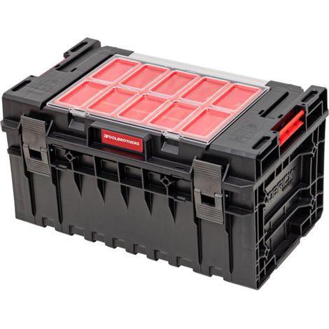 Toolbrothers RHINO XXL Valigia portautensili ECO Handling+ altezza L 38 l IP66 con divisori estraibili + cassette