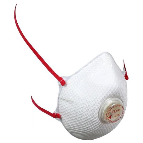 Mascarilla IRUDEK IRU 9220-SLV moldeada con rejilla FFP2 con válvula