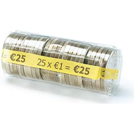 ceconcept l100tc100 pacchetto di 100 Custodie moneta 1,00 Euro, 100 Pezzi (1/5)