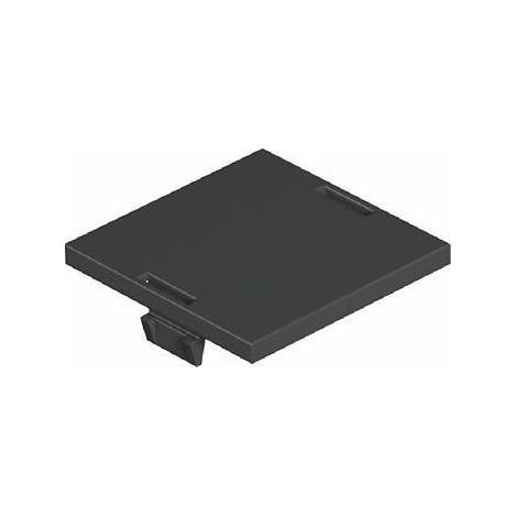 OBO Bettermann Leerplatzabdeckung für eckige Öffnung Polyamid graphitschwarz RAL 9011, 7407584 (1/5)