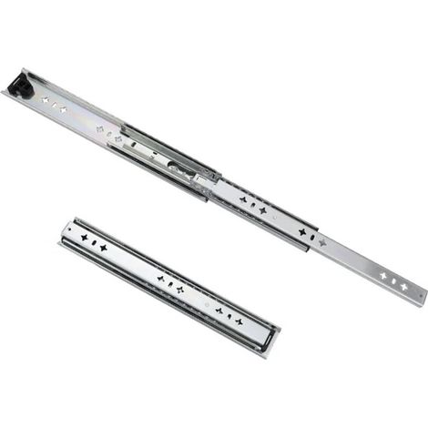 Glissiere Pour Tiroir Charge Lourde 53mm x 300mm Coulisse de Tiroir Sortie Totale Rail Coulissant Glissière a Bille 1 Paire (1/5)