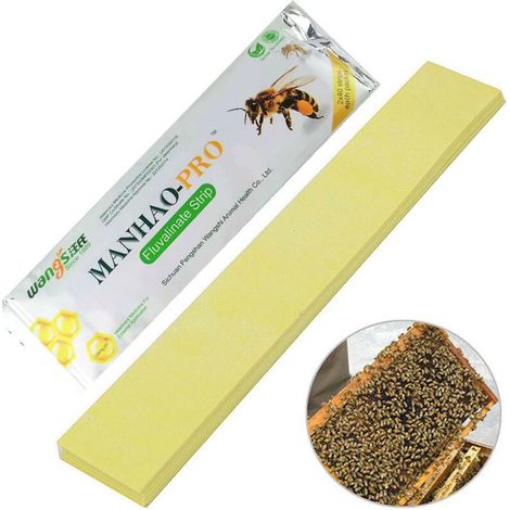 80 Pcs Pro Beekeeping Fluvalinate Bee Mite Varroa Tool Strips Supplies