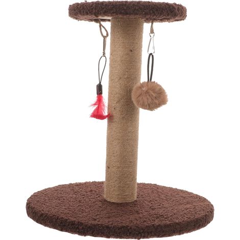 Cat Scratching Post with Hanging Interactive Scratching Post, Wear-Resistant Jute for Indoor and Outdoor Use (1/5)