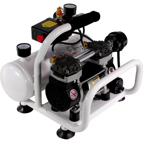 Senco – Compresseur d'air sans huile 4L – Débit 32 l/mn à 6 bar – Ultra portable et léger – Idéal pour clouage et agrafage