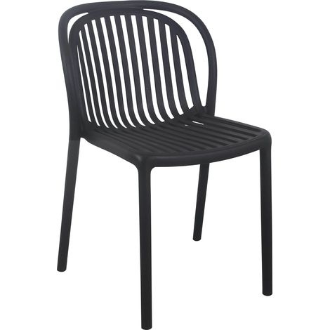 Chaise de terrasse noire (1/5)
