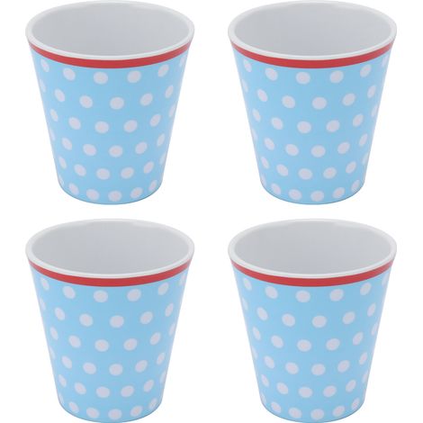 4 Tasses à Boire en Mélamine Innovantes, Imitation Porcelaine pour École et Restaurant, Tasse à Café Récréative (1/5)