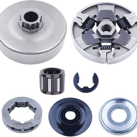 Kit cloche d'embrayage, embrayage, pignon, roulements compatible avec Stihl MS660 MS640 MS661