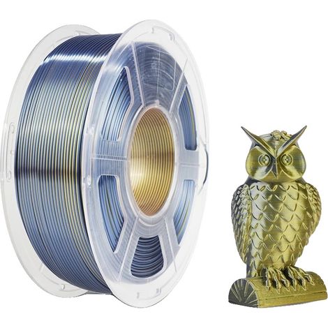 Filamento per stampante 3D, materiale biodegradabile, qualità costante, SKDC BK GD-1.1KG (1/2)