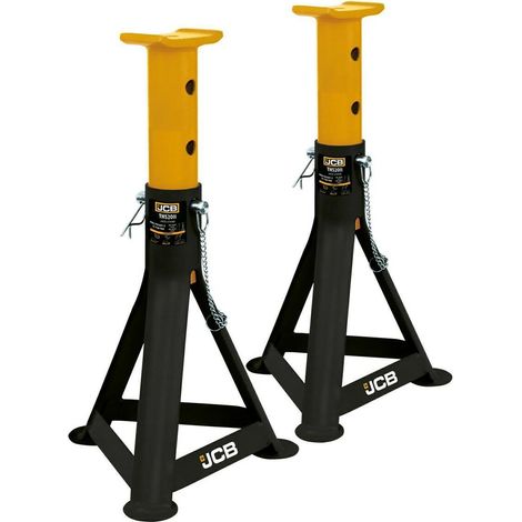 JCBJCB Set di cavalletti per cric de cavalletto automatico, base ampia per la massima stabilità. Blocco del camion (cavalletto 2T de).