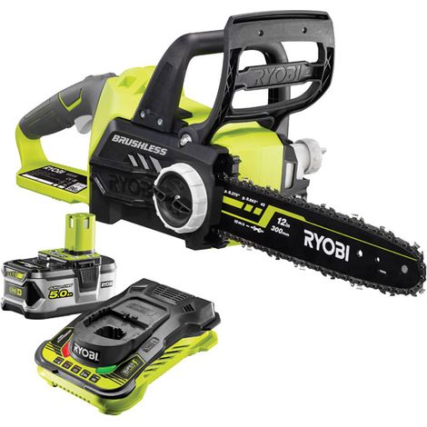 Ryobi ONE+ Brushless 30cm Chainsaw 18V RCS1830-150 5.0Ah Kit