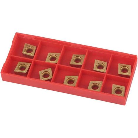 CCMT09t304 Plaquette Carbure CCMT32.5 Lot de 10 Fraises en Métal dur CNC pour Outil de Tour A (1/4)