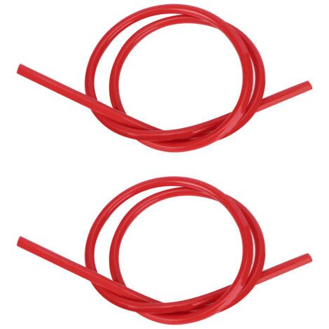 DEESSE SHOP-2 PCS Fil D'Allumage de Voiture 8mm Noyau de Carbure de Silicium de Silicone Fil D'Allumage 1m de Long Ensemble de Fils de Bougie D'Allumage Accessoires D'Allumage Kit de Fil. (1/4)