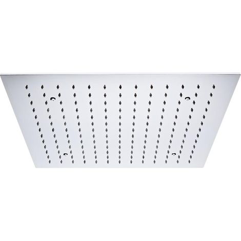 Milano Arvo Chrome 500mm Square Ceiling Mounted Recessed Shower Head