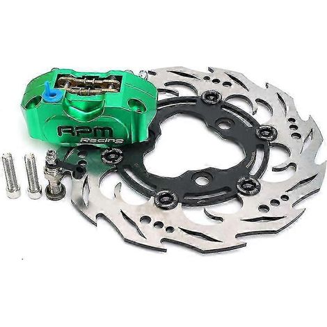 Frein Rpm, étrier 82 mm, disque 70 mm à 3 trous, montage radial, 4 pistons, pour vélo électrique Aerox Nitro BWS 100 Jog 50 (vert) (1/5)