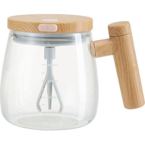 Tasse à Mélanger Automatique: Gobelet Électrique 400 ml, Magnétique Portable à Grande Vitesse Avec Agitateur pour Café, Lait (1/5)