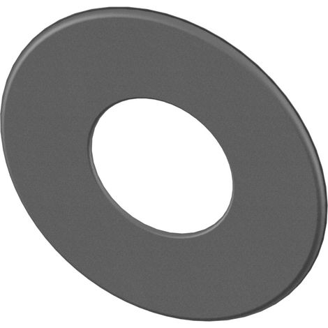 Rosace murale grande 85 mm pour tuyau de poêle Diam 150 mm fonte grise