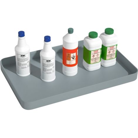 PROVOST - Bac de rétention 8 L en PEHD gris argent (1/5)