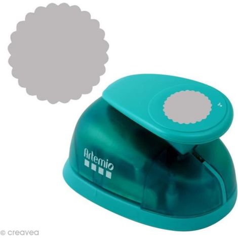 Perforatrice jumbo Cercle dentellé - ARTEMIO - 7,6 cm - Adulte - Mixte (1/2)