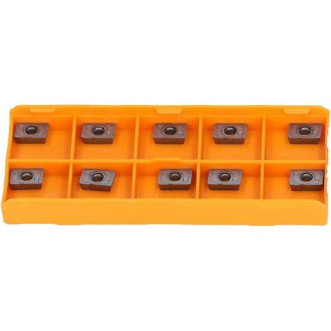 10-teiliges Set Wendeschneidplatten aus Hartmetall für Drehmaschinen, Fräsen und CNC-Werkzeuge MPHW060308ZEL