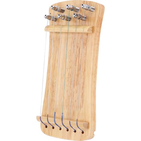 Guzheng Miniature en Bois, 6 Cordes pour Débutants - Entraîneur de Doigts Portable (1/5)