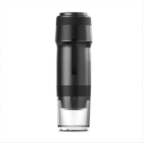 Automatische Kapsel-Espressomaschine, USB-tragbar, für kleine und große Kaffeekapseln, schwarzer Kapselhalter (1/5)
