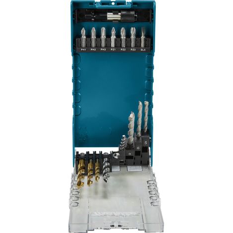 Jeu de forets et de tournevis Makita D-74887 17 unités