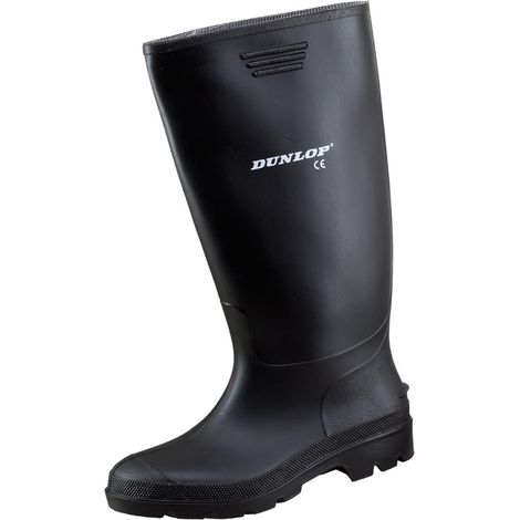 Dunlop 380PP schwarze wasserdichte PVC-Stiefel 48