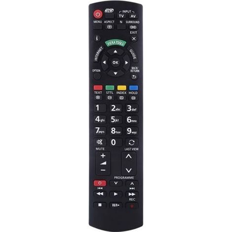 Télécommande - PANASONIC - N2QAYB000350 - Compatible avec plusieurs modèles - Noir - Simple (1/4)