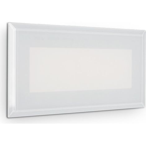 LED-Außenwandeinbauleuchte Weiß IP65, 3000K (1/2)
