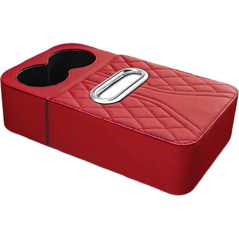Housse d'accoudoir de voiture Console centrale Coussin de rangement surélevé Coussin en mousse à mémoire de forme Doux au toucher Résistant à l'abrasion Protection de Conception ergonomique St (1/5)