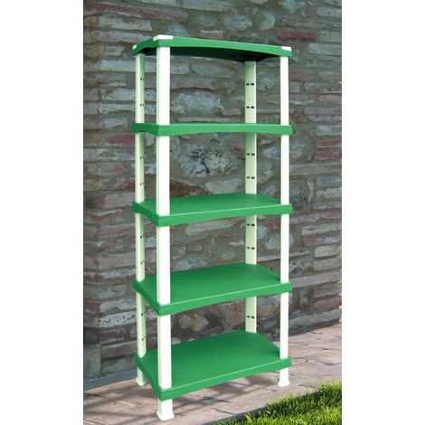 Système de rangement Bama Futuro 5 étagères 80x40x174 cm Vert (1/3)