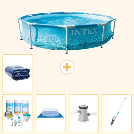 Intex Piscine Tubulaire Ronde - 305x76 cm - 6-pièces S20363 (1/4)