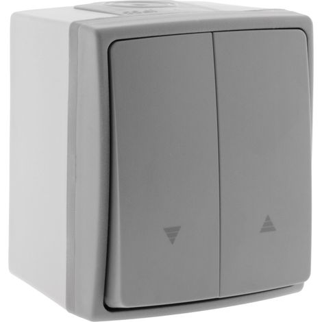 Double interrupteur volets roulants Orok IP55 - Zenitech (1/3)