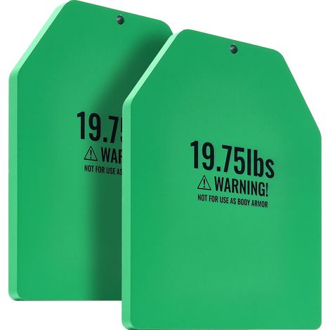 Mophorn 19,75 Pfund Gewichtswestenplatten – Premiumstahl für verbesserte Workouts. Ideal für Krafttraining, Laufen und Fitness.