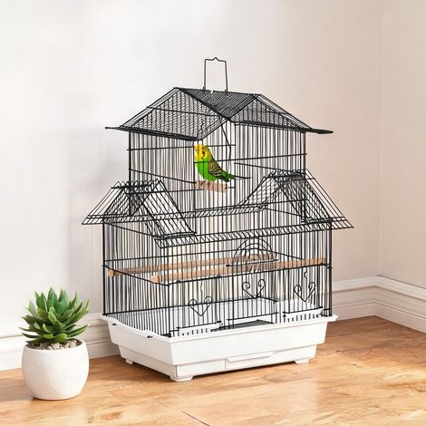 Cage pour oiseaux blanco en acero PP 50,5 x 41 x 63 cm (1/5)